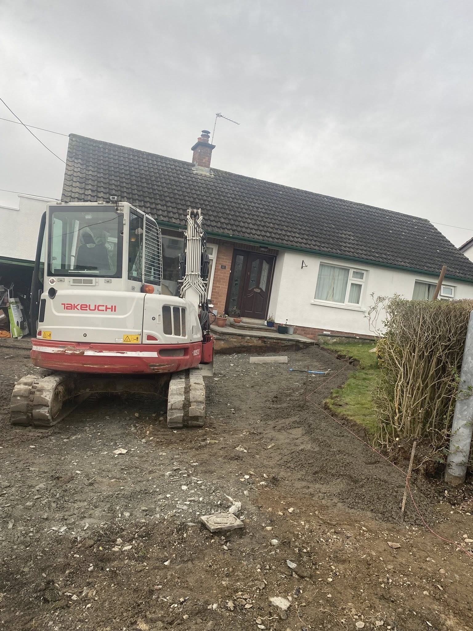 Machinery being used for professional site preparation