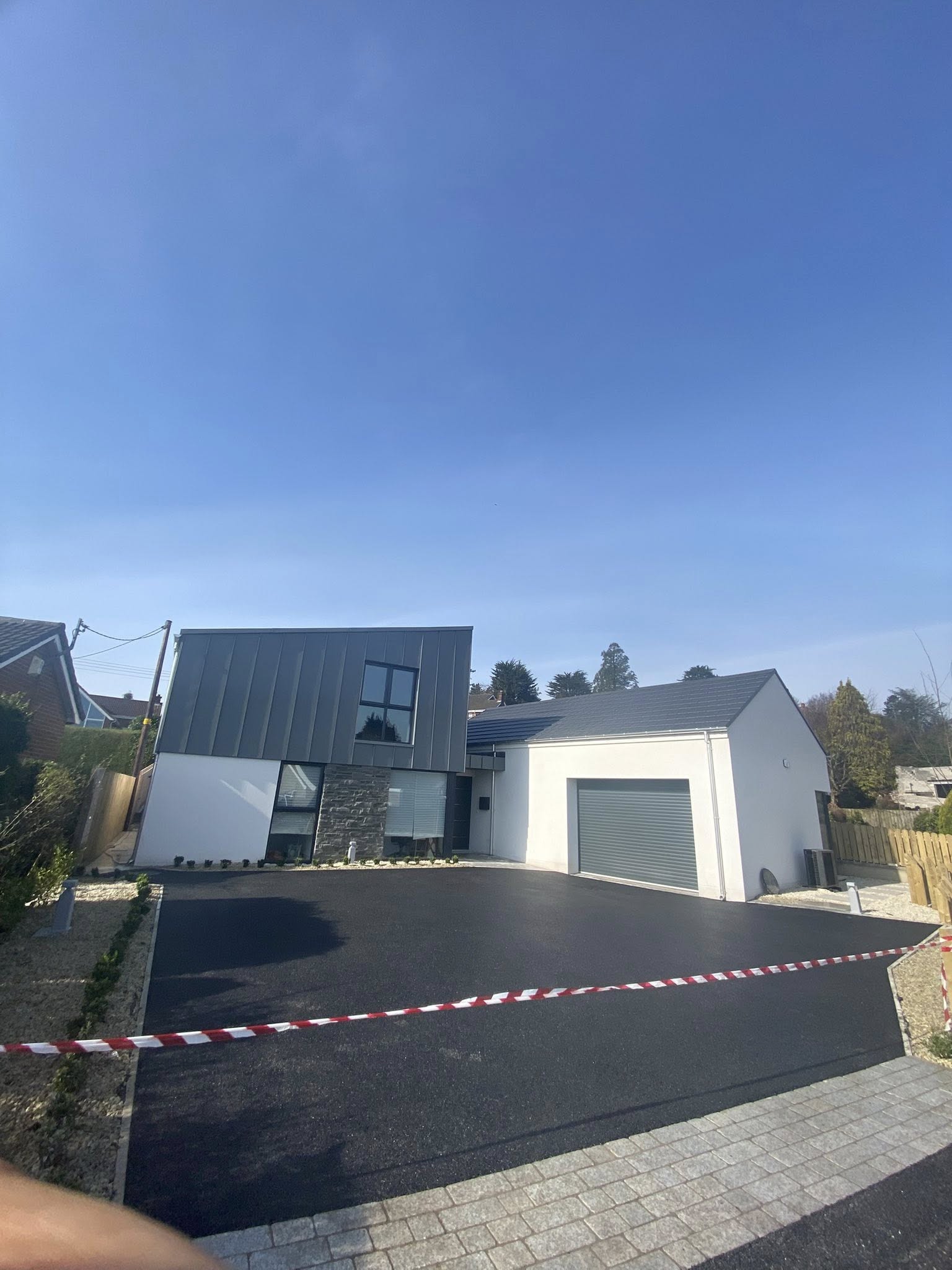 Professional driveway construction and ground preparation